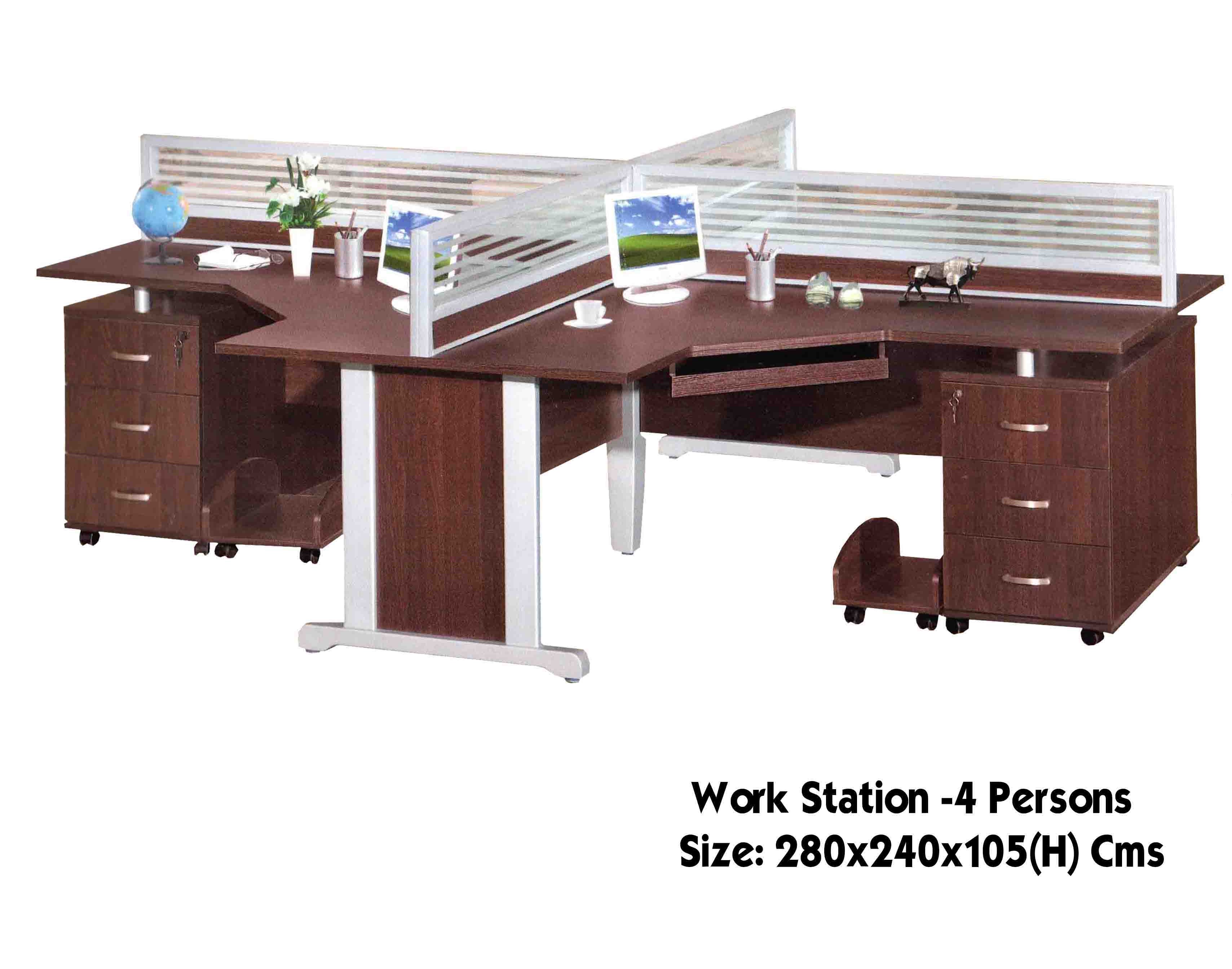 workstation 4 persons mod: SA005